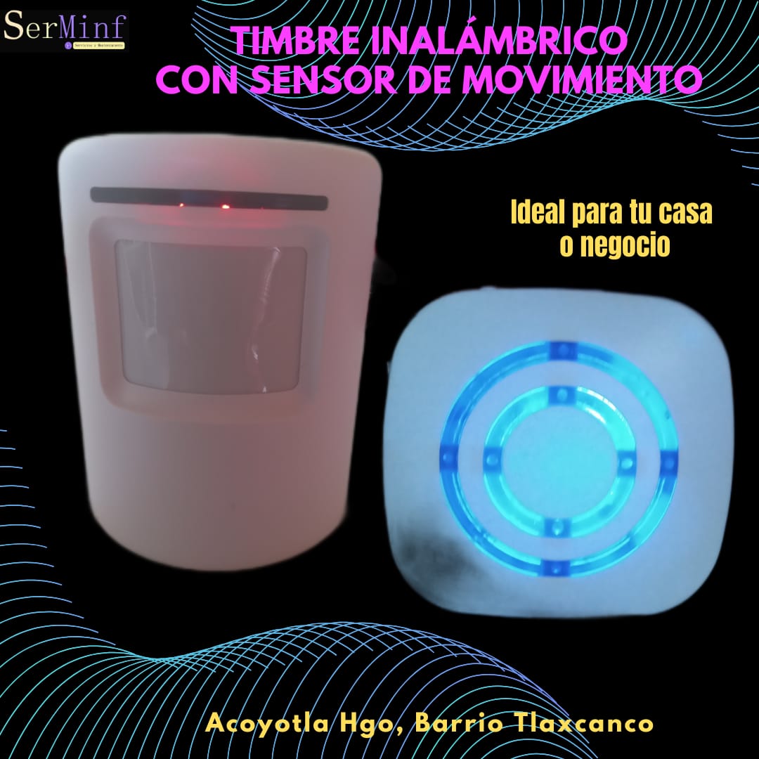 TIMBRE CON SENSOR